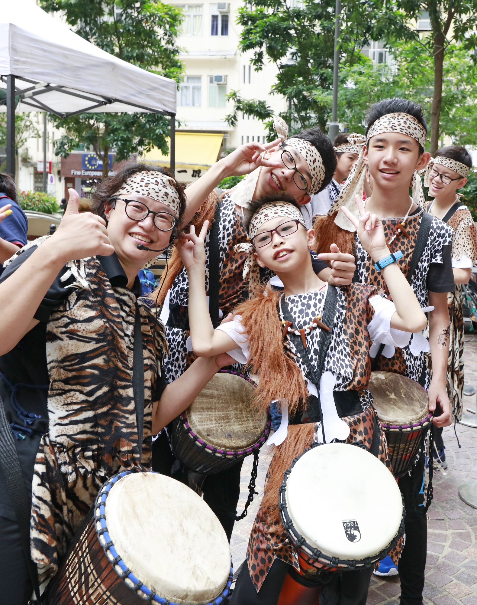 Learning djembe boosts self-confidence of students with SEN as they get along with others.